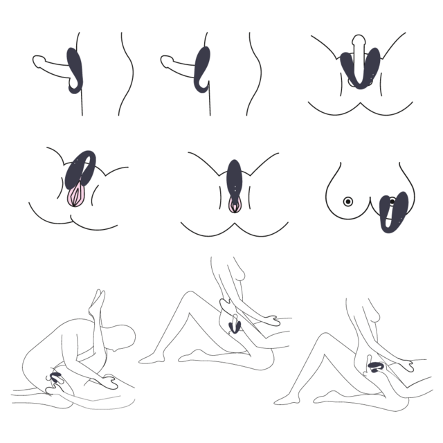 VIBVibrador de Casal com Sugador - Image 4