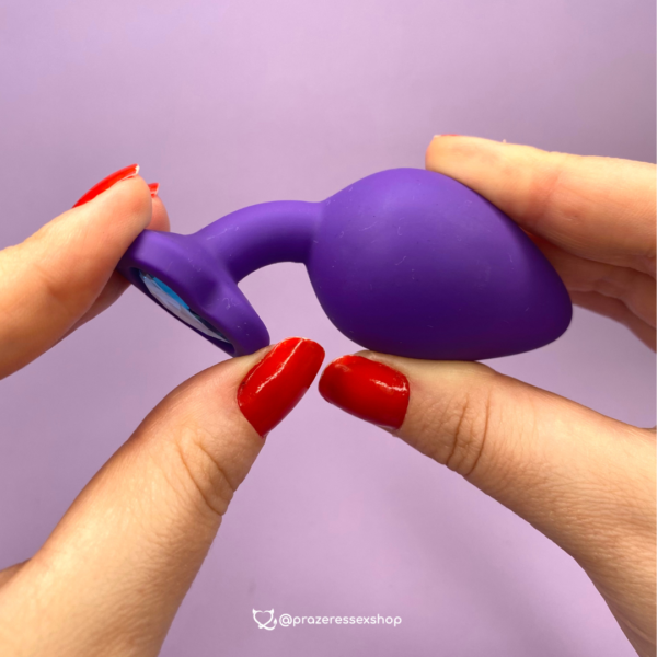 Plug anal de silicone - médio 8 X 3,4CM - Image 3