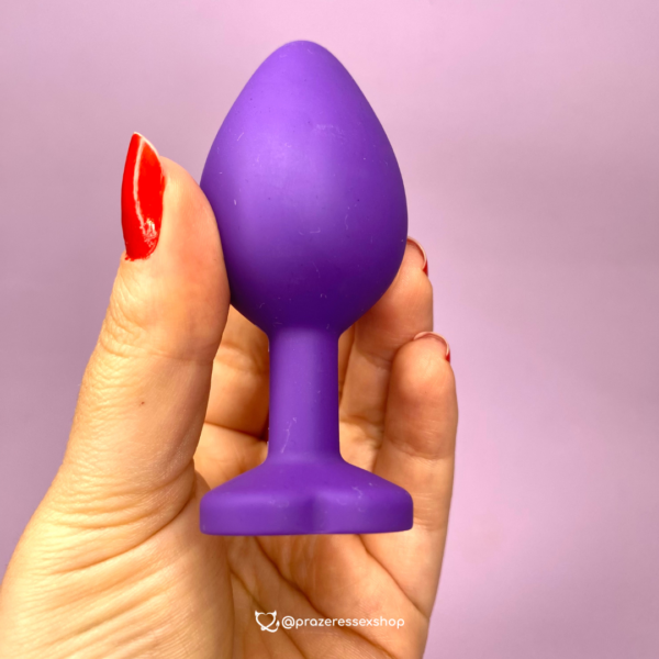 Plug anal de silicone - médio 8 X 3,4CM - Image 4