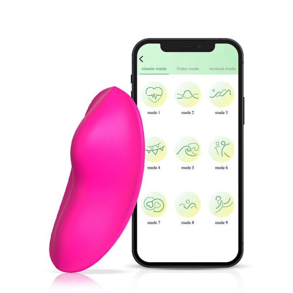 Vibrador de Calcinha Lucy via APP - À Longa Distância