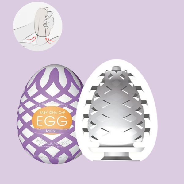 Egg ovo masturbador masculino - Mesh