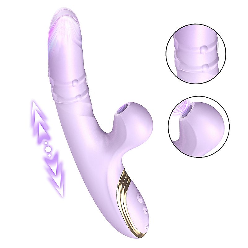 Vibrador Petter - sução e vai e vem de anel - Image 2