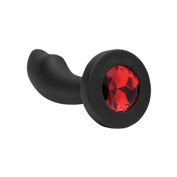 Plug anal curvado em silicone - Image 5