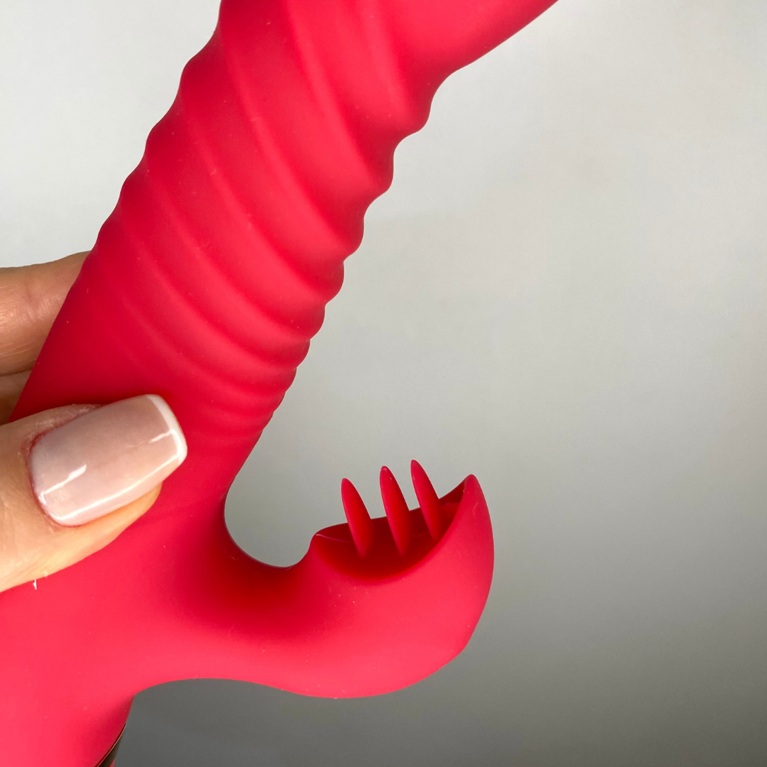 Vibrador Ronni com vai e vem + estimulador de clitóris - Image 4