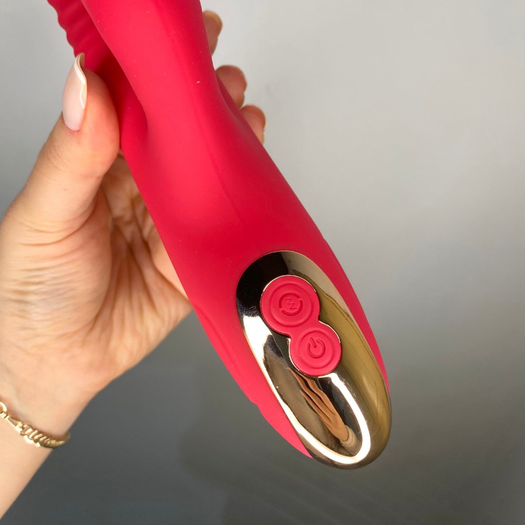 Vibrador Ronni com vai e vem + estimulador de clitóris - Image 5