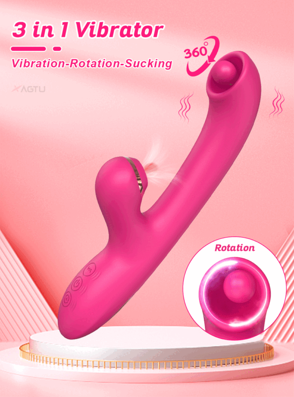 Vibrador Pérola com bolinha estimuladora e sucção - Image 6