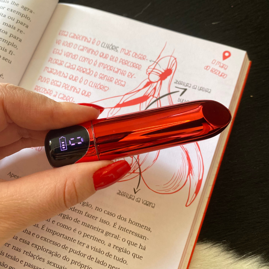 Vibrador Bullet com LED