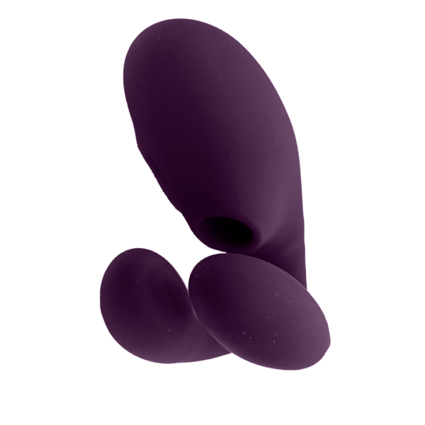 Vibrador de casal Bony - com sucção e controle - Image 3