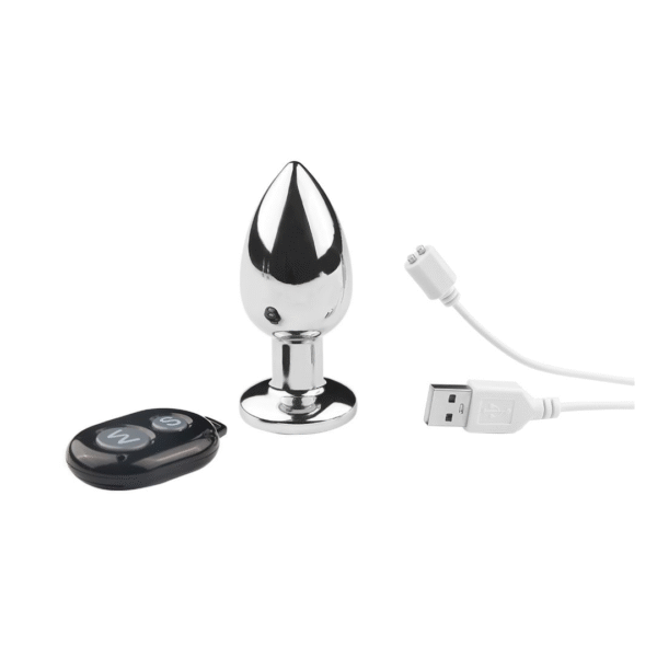 Plug anal vibratório em metal - Image 3