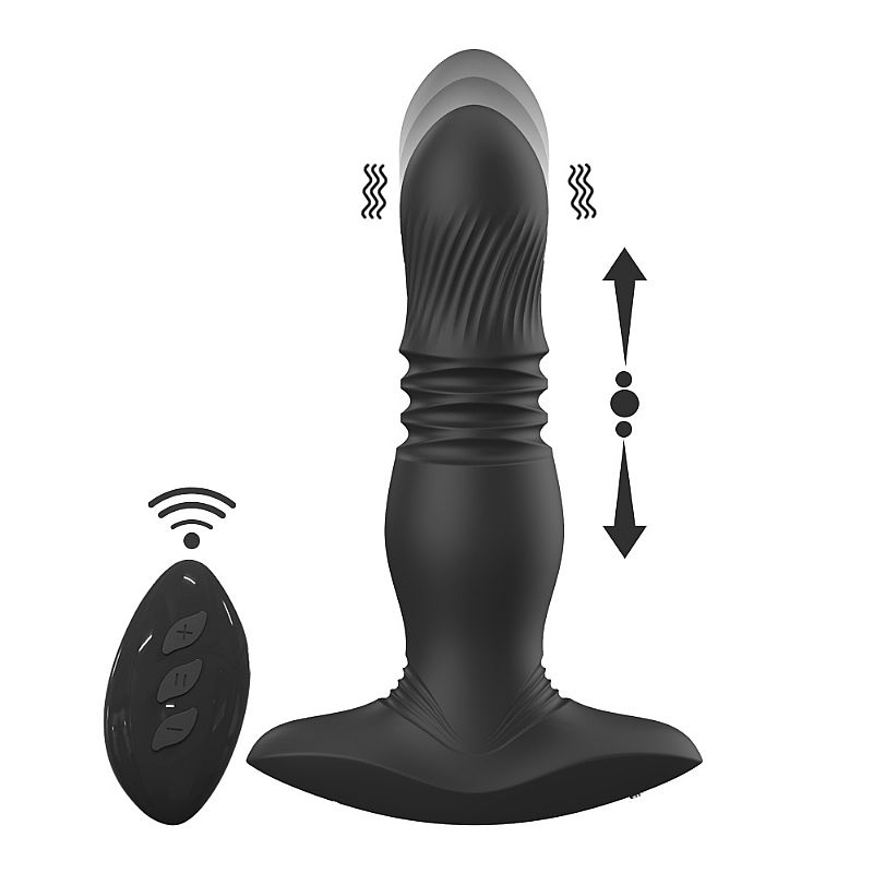 Plug Anal Créu com Vibro Vai e vem