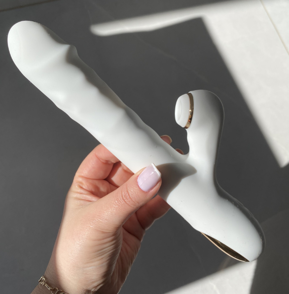 Vibrador Dimitri sucção vai e vem com esferas