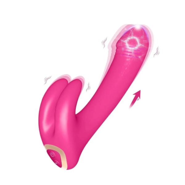 Vibrador Scott Penetrável com Estimulador de Clitóris