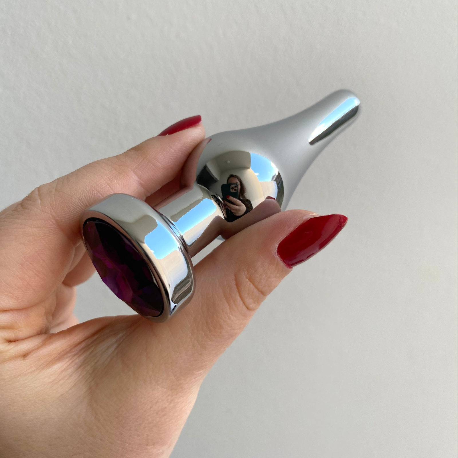 Plug Anal de Metal Pontudo - Tamanho P