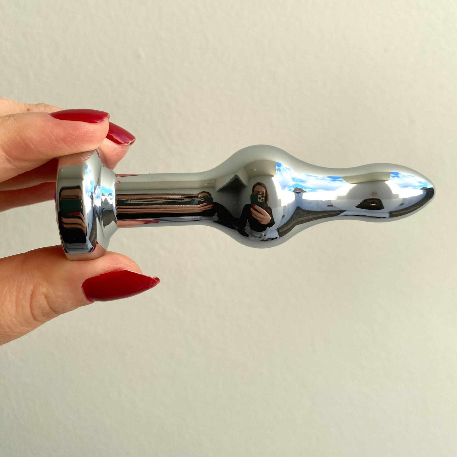 Plug Anal Metal Cônico Convexo com Jóia - Imagem 4